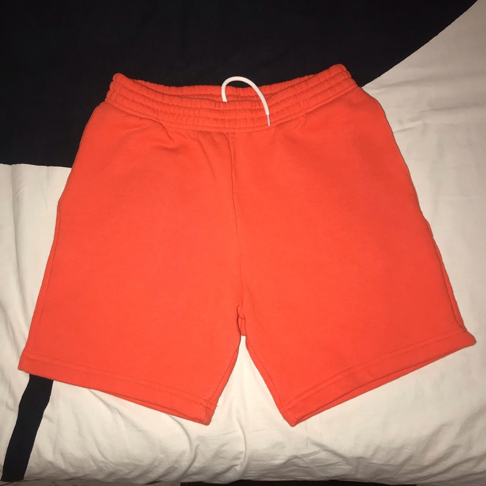 American Apparel Bright Orange Sweat Shorts 💥